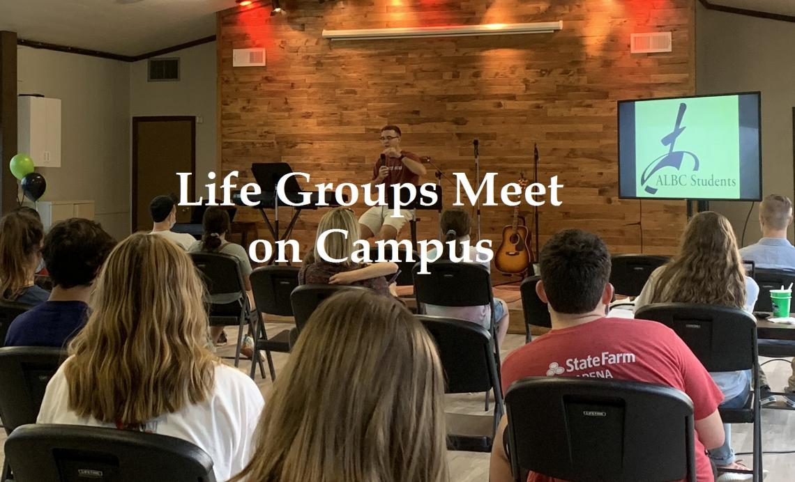Life Groups Meet on Campus